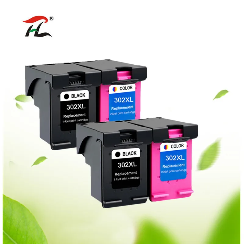 2Black 2Color Совместимость 302XL чернильный картридж для hp 302 XL для hp 302 для hp Deskjet 2130 2135 1110 3630 3632 Officejet 3830 3834 4650 - Цвет: 2Black 2Color