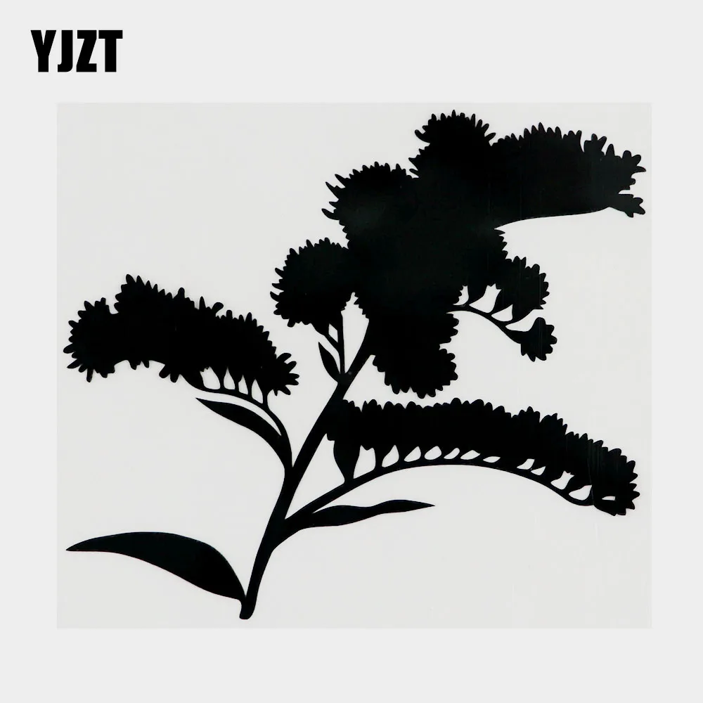 

YJZT 15.6CM×13.5CM Plant Tree Fashion Vinyl Car Window Sticker Decal Black/Silver 18B-0165