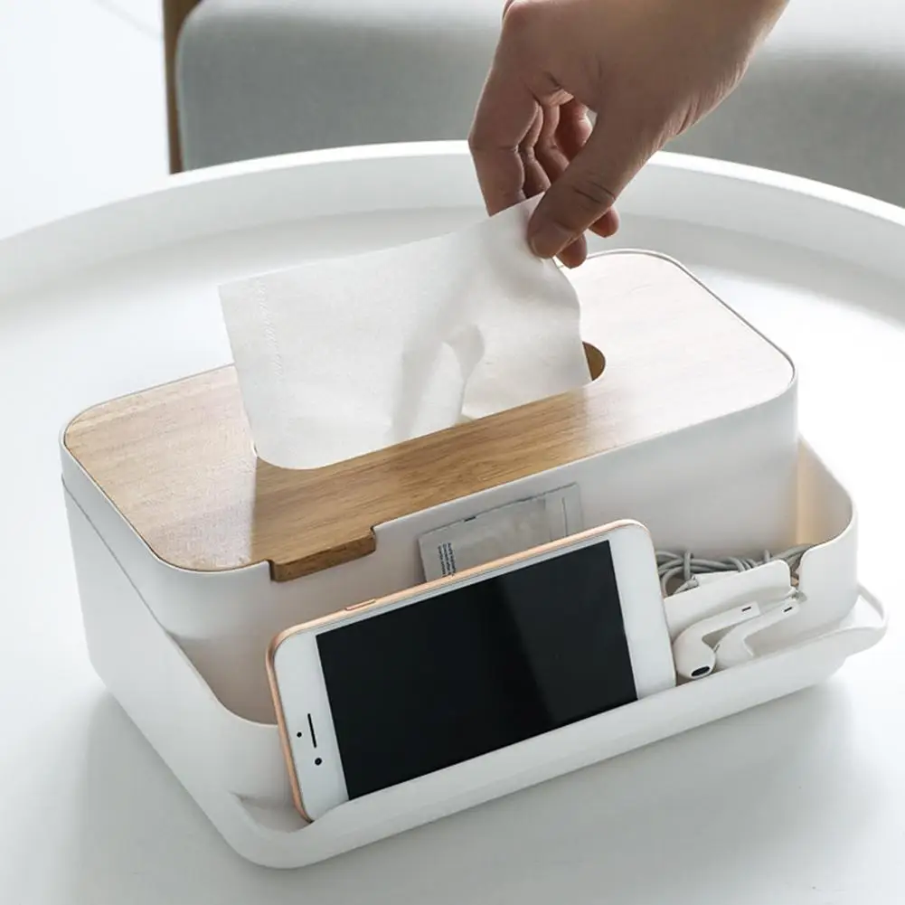 Moder деревянная коробка для салфеток бумажная многофункциональная хранения