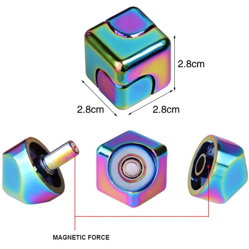 Fidget Spinner Stress Relief Metal Alloy Toy for Adult and Kids EDC Decompression Gift enlarge