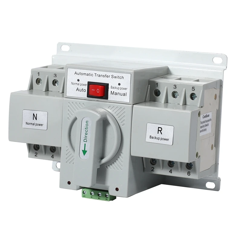 

3P 63A 380V Dual Power Automatic Transfer Switch MCB Type Power Automatic Transfer Switch ATS Automatic Power Converter