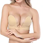 Бюстгальтер пуш-ап, без бретелек, с косточками на спине, 12 чашечки