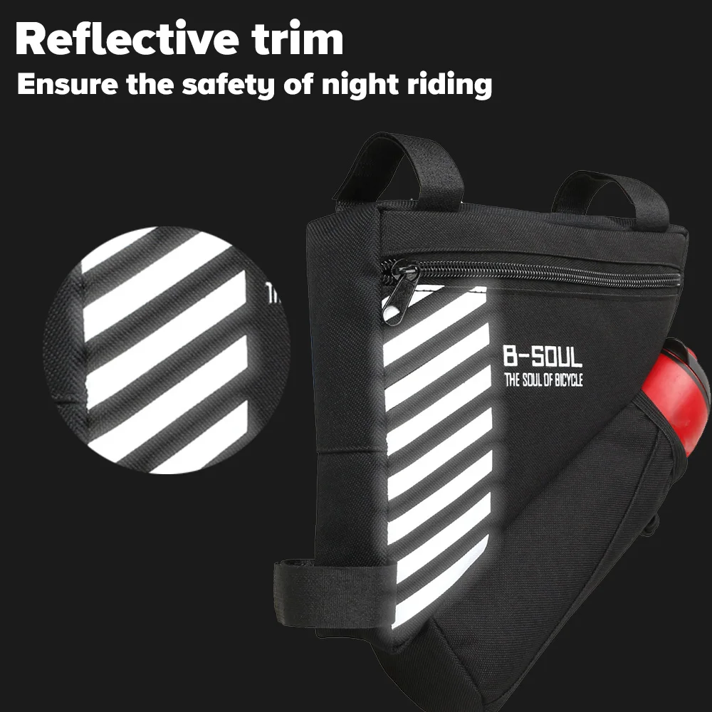 

Bicycle water Bottle Bag Waterproof Bike Triangle Bag Storage Mobile Phone Cycling Bag Bike Tube Pouch Holder Saddle Pannier