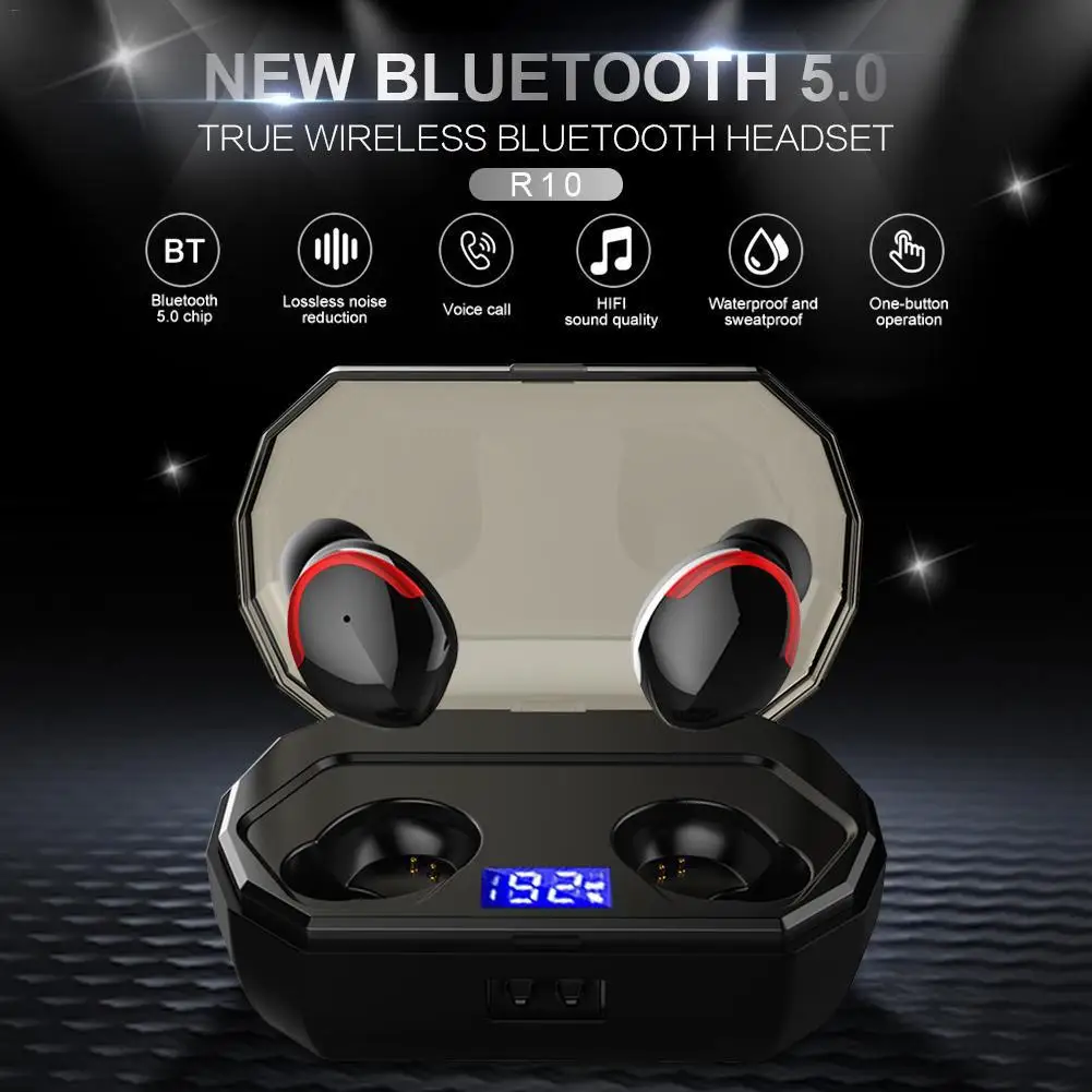 HobbyLane R10 наушники вкладыши TWS Bluetooth 5 0 Беспроводной In Ear 4D бас стерео звук гарнитуры