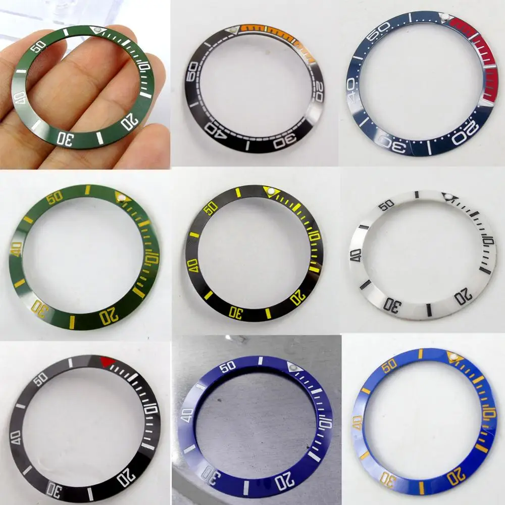 

Watch Parts Ceramic 38mm Watch Bezel Insert Watch Ring Fit 40mm Automatic Men Watch