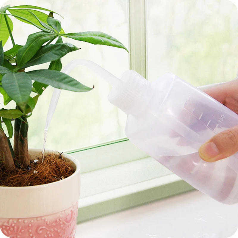 

250/500Ml Watering Bottle Plastic Long Curved Pot Plant Squeeze Liquid Container Spray Bottle Wash Clean Bottle