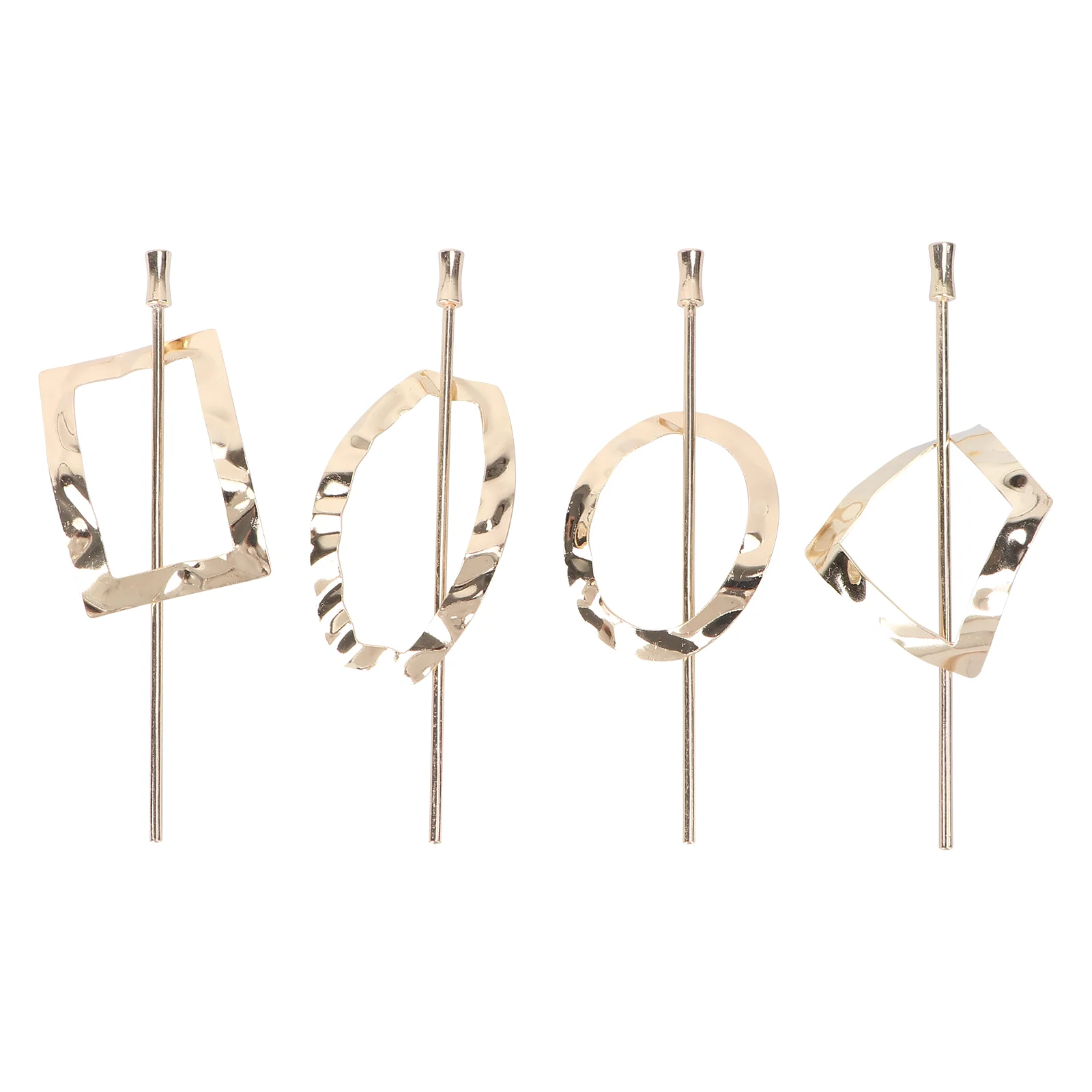 

4pcs Retro Simple Hair Sticks Woman Hairstyle Updo Hairpin Accessory