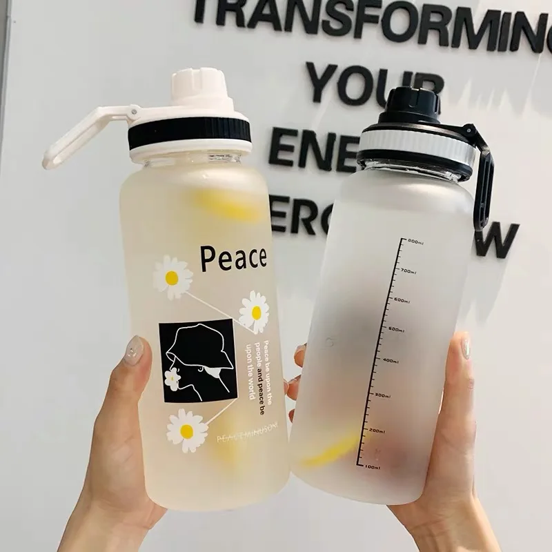 Стеклянная соломенная бутылка для воды летние необходимые принадлежности 700