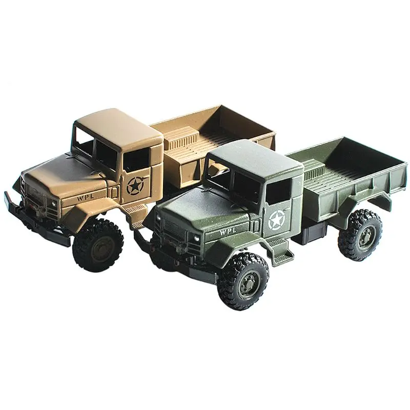 

WPL MB16 1:64 Alloy RC Car Model 6 Wheel Truck Simulation Vehicle Toy for Kids