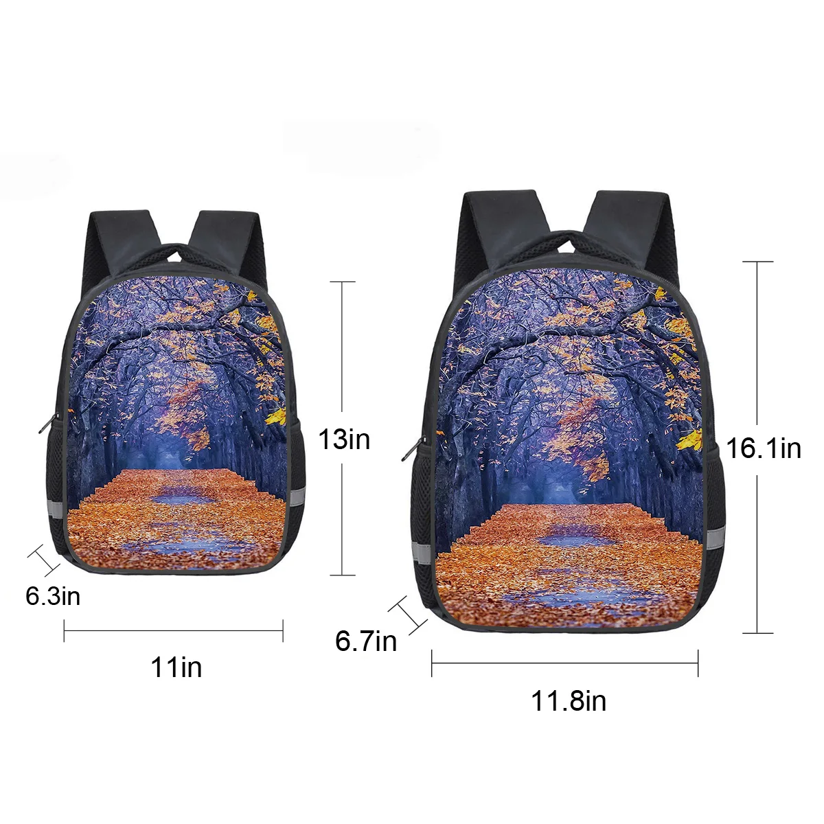 Лес Эвергрин хвойные эфириальный рюкзак детский школьный роскошный Оксфорд Arcuate