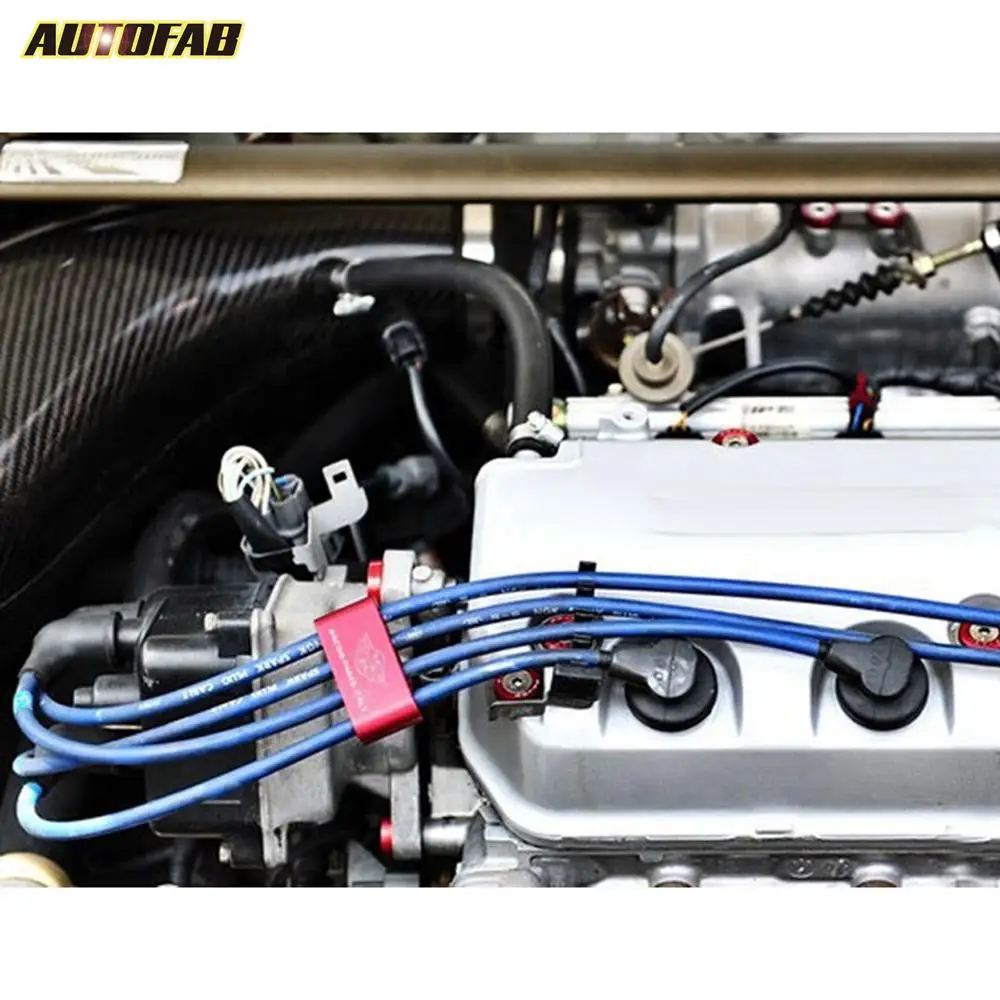 Гоночный SPW двигатель Свеча зажигания провод Сепаратор для автомобилей