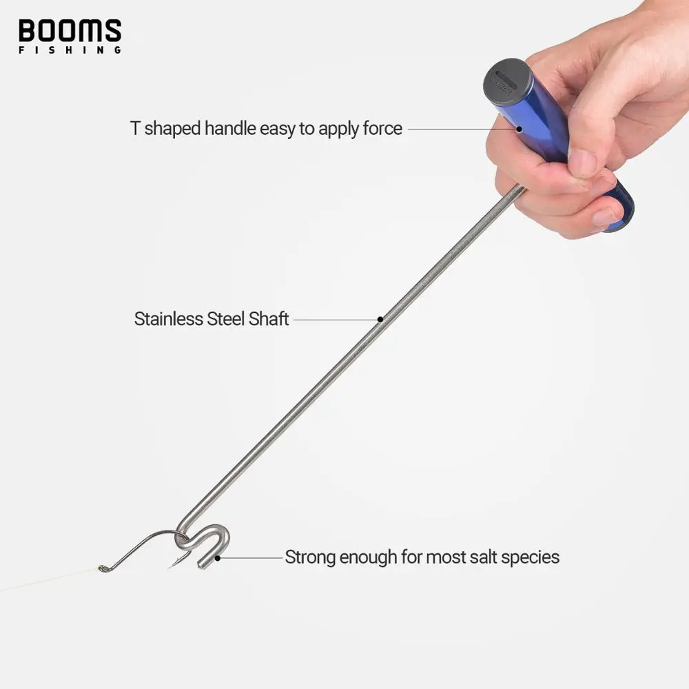 Booms Fishing R08 Fish Hook Remover Tool Dehooker Pull Stye Hook Remover
