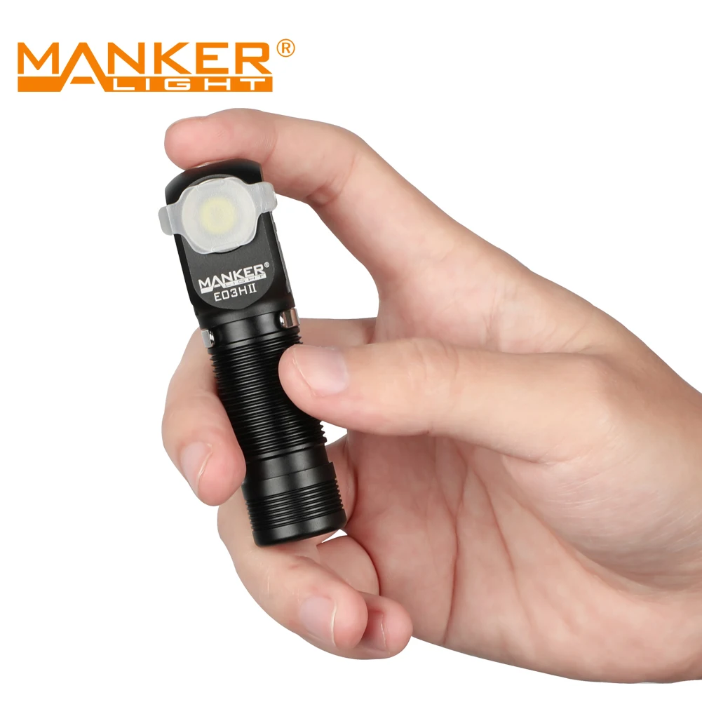 Ультракомпактный карманный фонарик Manker E03H II 600LM AA 14500 со светодиодом Luminus SST20