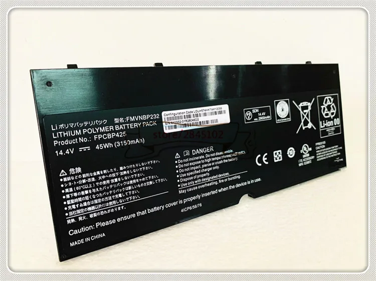 GYIYGY 45Wh 3150 мА/ч 14 4 V FPCBP425 FMVNBP232 ноутбук аккумулятор для Fujitsu Lifebook U745 T935 T904U