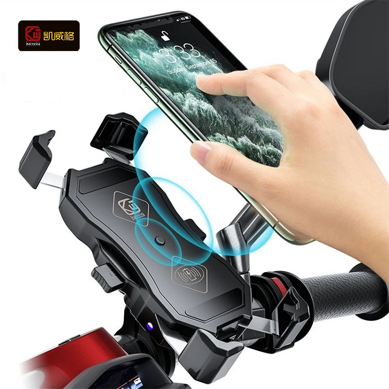 Мотоциклетное Беспроводное зарядное устройство держатель для телефона быстрая