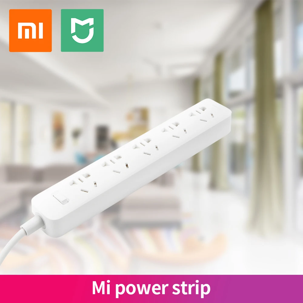 

Оригинальный удлинитель Xiaomi YoupinElectronic Power Strip, быстрая зарядка, 5 отверстий, стандартный штекер, расширение интерфейса, ЕС, Великобритания
