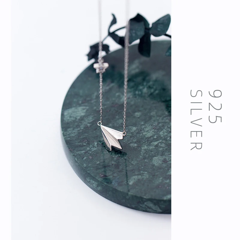 Colusiwei бумажный самолет и звезда кулон ожерелье для женщин дети подарки подлинный