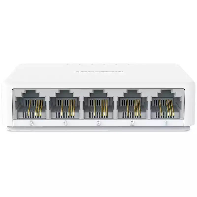 Оригинальный сетевой коммутатор MERCURY Mini S105C 5 портов RJ45 100 Мбит/с настольный