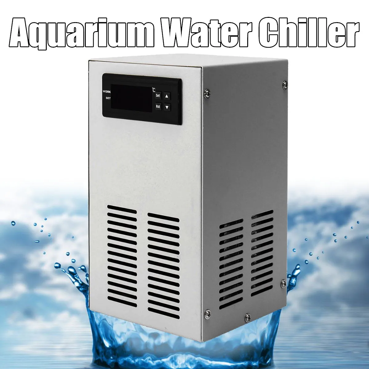 

LCD Water Cooler & Warmer Aquarium Chiller For Below 20L Marine Tank Coral Reef Shrimp Tank Water Temperature Controller 70w