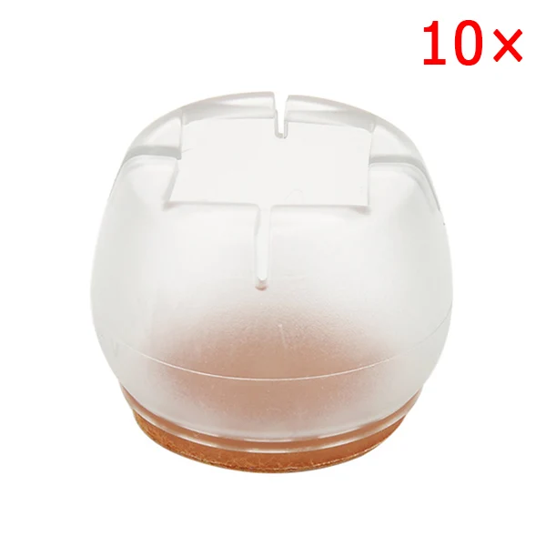 style 7 10pcs Silicone Rectangle Square Round Chair Leg Caps Feet Pads Furniture Table Covers Wood Floor Protectors can CSV - Цвет: style 7