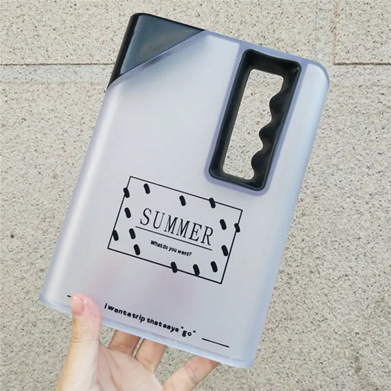 2019 новая чистая красная креативная личность квадратный прозрачный блокнот