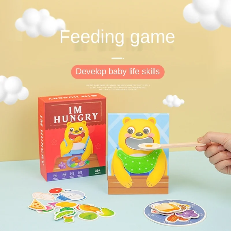 

Parent Kid Play Simulation Bear Feeding Game Toy