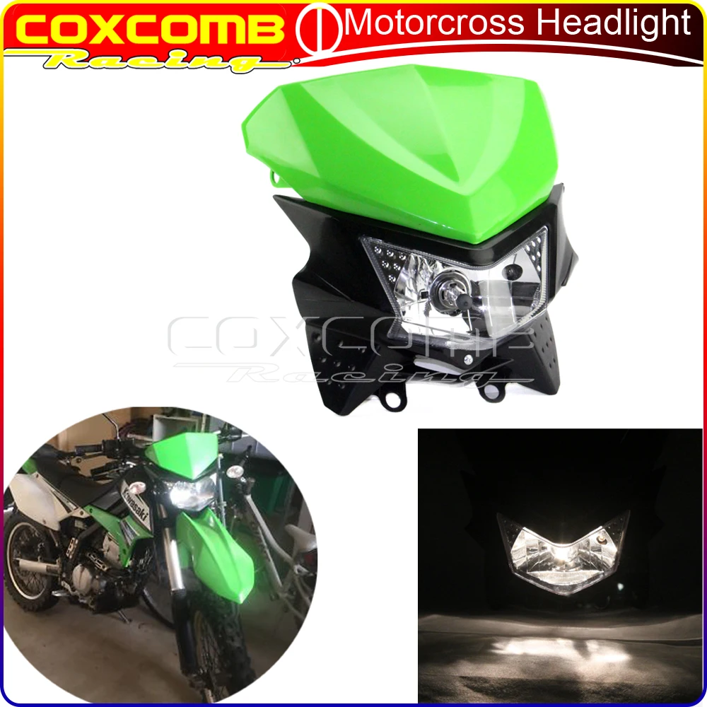 Для Suzuki DRZ модель RMZ RM RMX 85 125 250 Мотокросс 12V головной светильник обтекатель