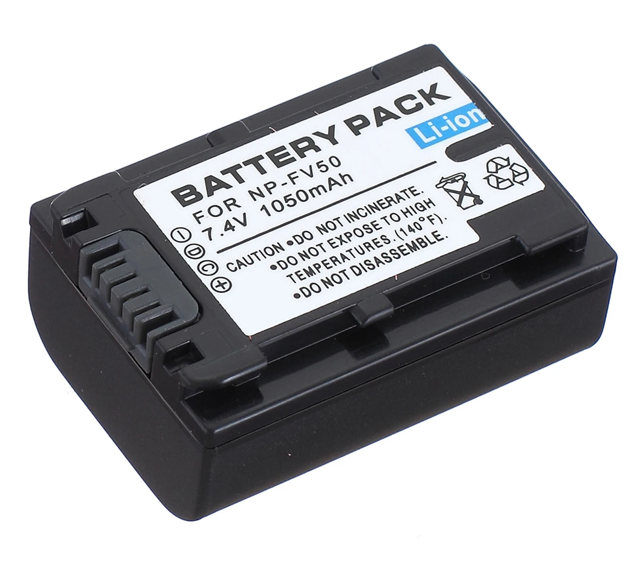 

Battery Pack for Sony DCR-PJ5, DCR-PJ6, HDR-PJ10, HDR-PJ20, HDR-PJ30V, HDR-PJ40V, HDR-PJ50V, HDR-PJ650V Handycam Camcorder