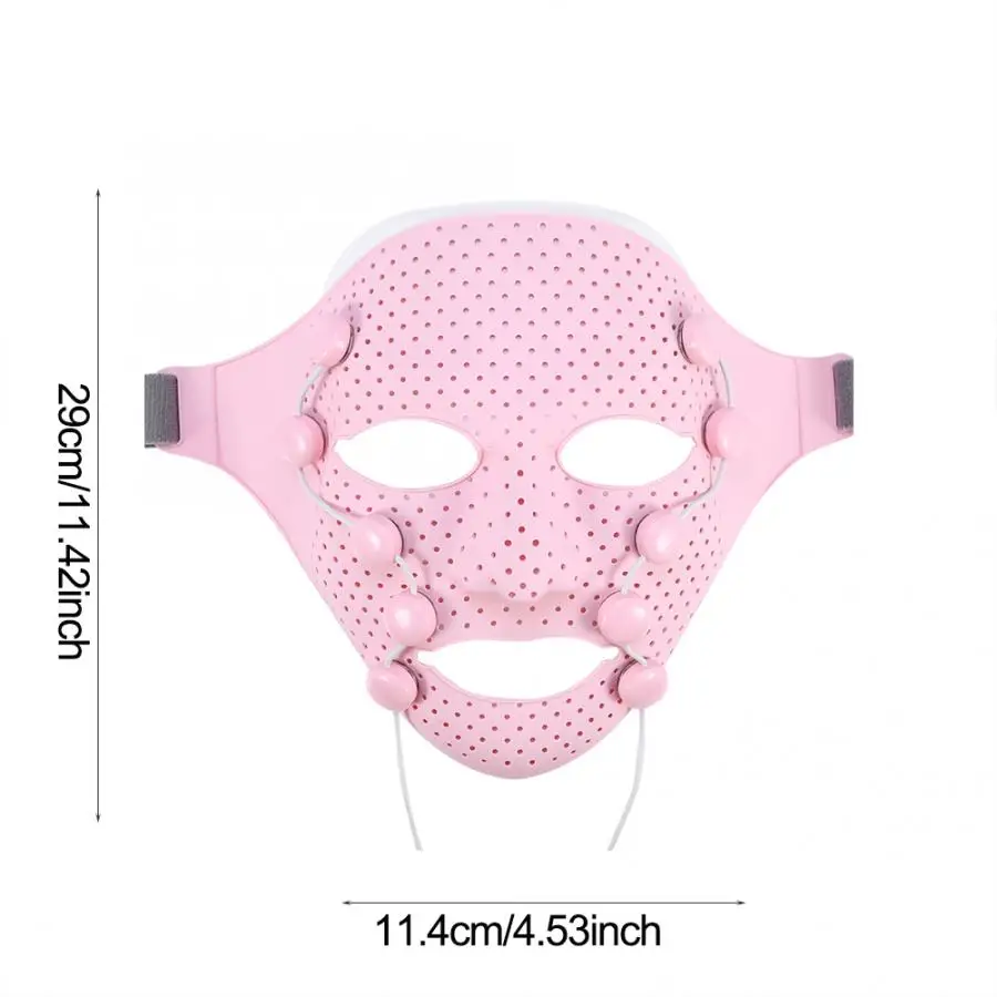 Магнитная Вибрирующая маска для лица против морщин массажная спа удаление акне и