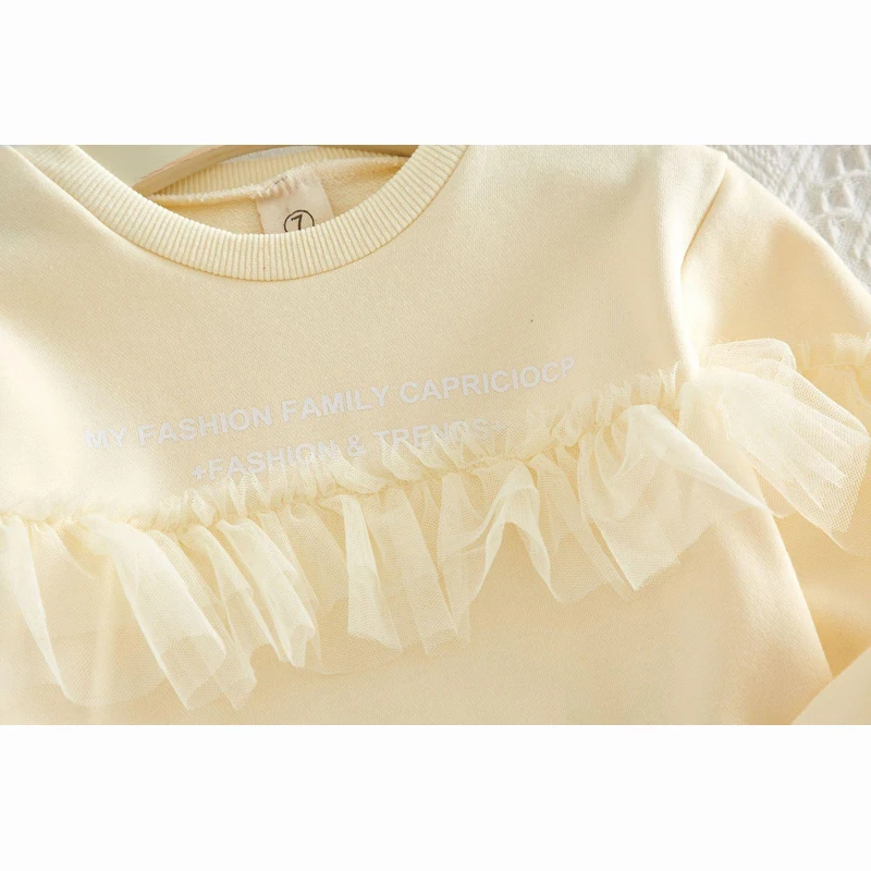 Осень 2019 высококачественные модные детские платья для девочек однотонная одежда