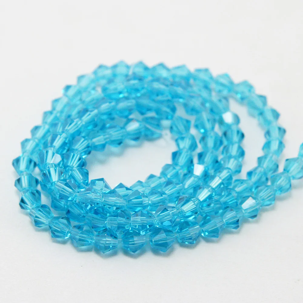 100 шт. разноцветные 4 мм граненые прозрачные чешские хрустальные бисер стеклянные