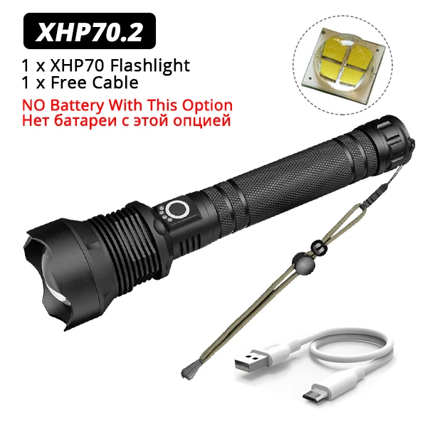 Package D Xlamp XHP90 самый мощный флэш-светильник XHP70 тактический флэш-светильник XHP50 USB Zoom фонарь для охоты 26650 безопасный молоток - Испускаемый цвет: Package D