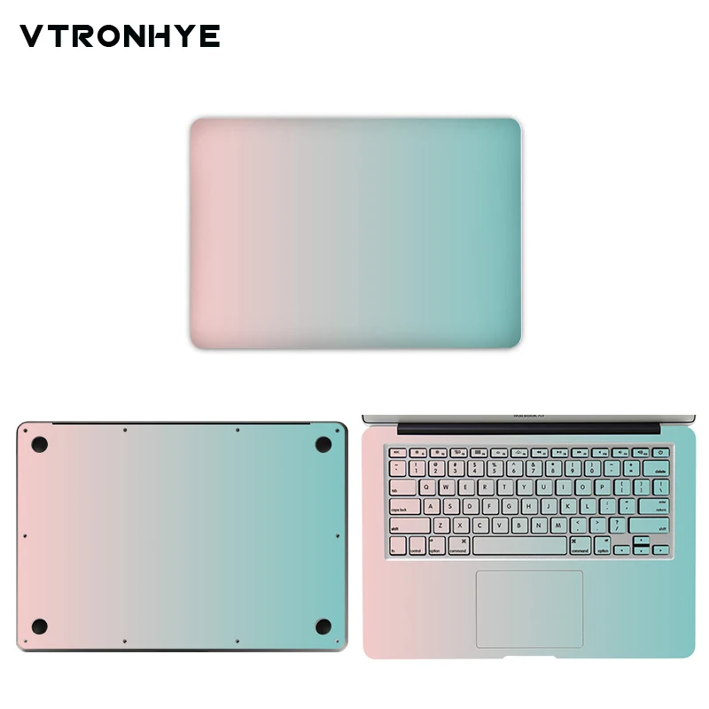 Наклейки для ноутбука Macbook Air 13 A1932 Pro 15 полный набор виниловые наклейки с