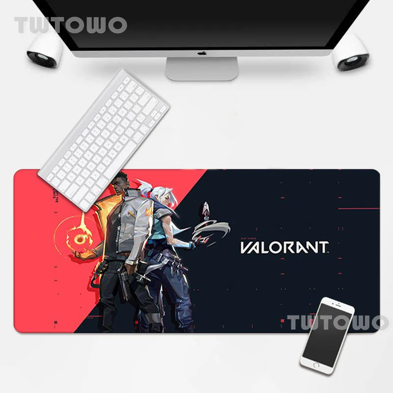 В поджигатель Феникса Valorant Мышь коврик большой игровой колодки Pad Non slip геймер
