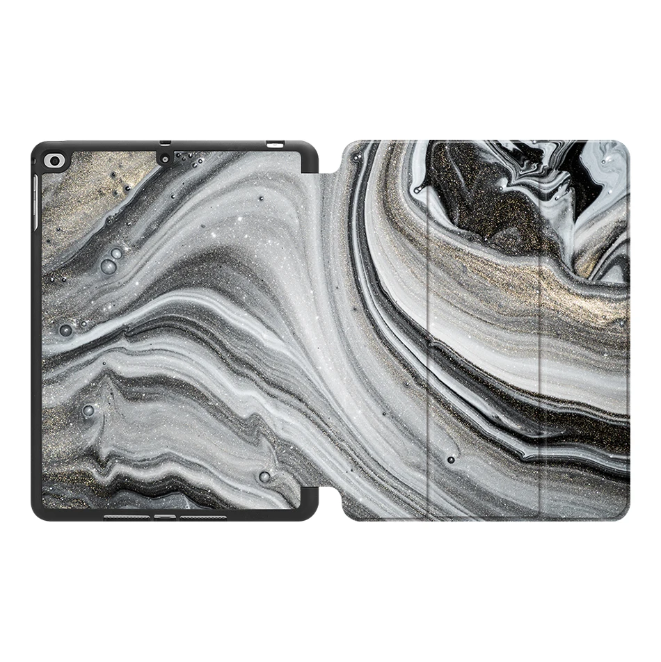 IPBC07 Чехол MTT marble для iPad 9,7 дюймов, мягкая задняя панель из ТПУ+ откидная подставка из искусственной кожи, умный чехол для iPad Air 1 2, чехол для планшета, Fundas - Цвет: IPBC07