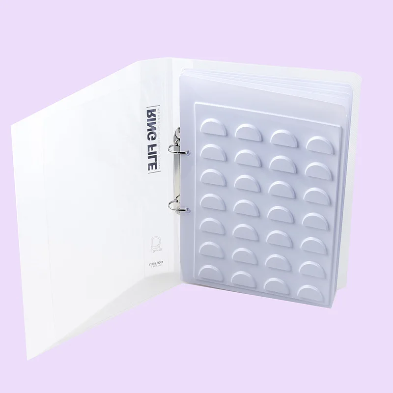

70 pair eyelash catalog 3D Eyelashes storage Book false mink eyelash sample container Grafting eyelash display card
