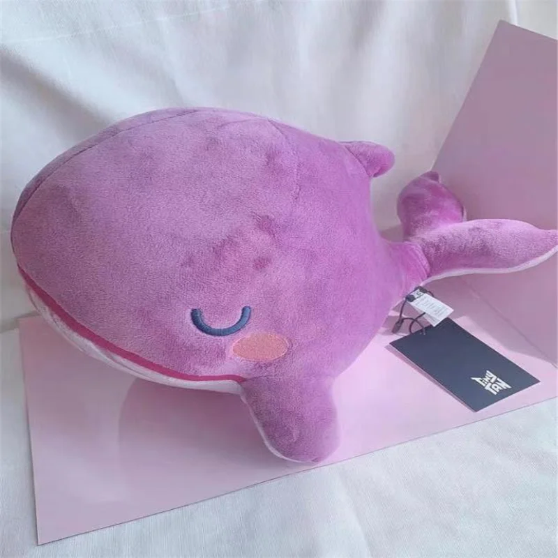 Игрушки из мягкой игрушки KPOP Bangtan Boys в форме кита с персонажами JUNGKOOK, V, JIMIN, SUGA, RM, JHOPE, JIN в качестве подушек-животных для поклонников.