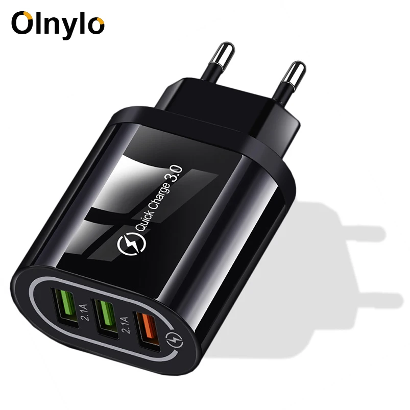 Quick Charge 3 0 USB зарядное устройство для huawei mate 30 Быстрая Зарядка адаптер iPhone11 samsung S9
