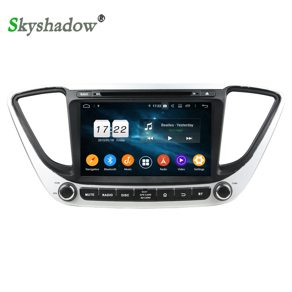 1920*1080 DSP IPS Android 9 0 8 ядер 4 Гб + 32 ГБ Автомобильный dvd-плеер RDS GPS карта wifi Bluetooth 5 для