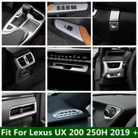 matte interior refit kit dashboard air ac door handle bowl gear box cd cover trim for lexus ux 200 250h 2019 2022