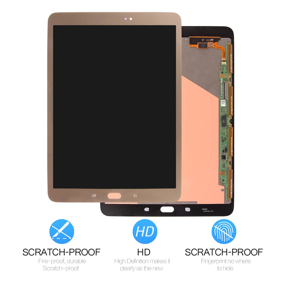 9,7 дюймовый ЖК-дисплей для samsung GALAXY Tab S2 9,7 T810 T815, сенсорный экран, дигитайзер, сенсорная матрица, сменный SM-T810