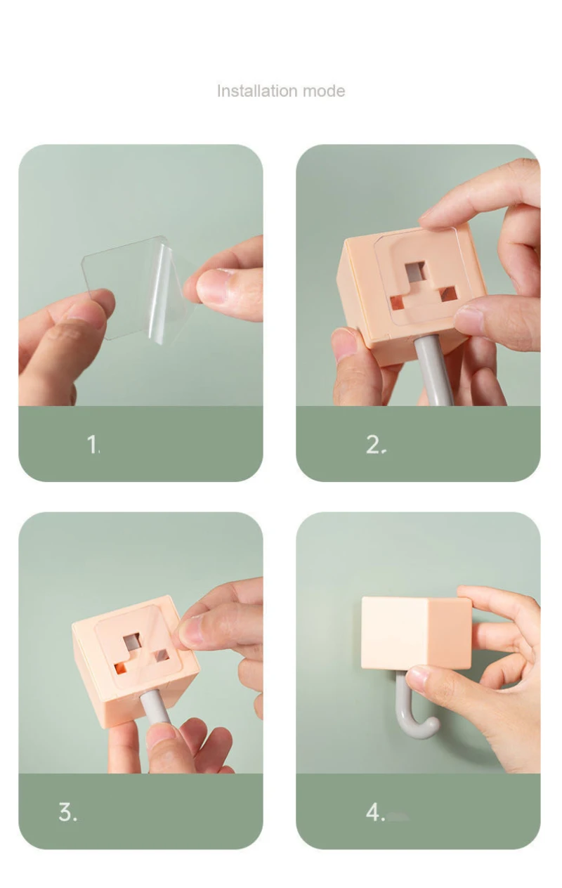 6 шт. креативный крючок в виде кошки милые бесшовные вешалки для дверей общежитии