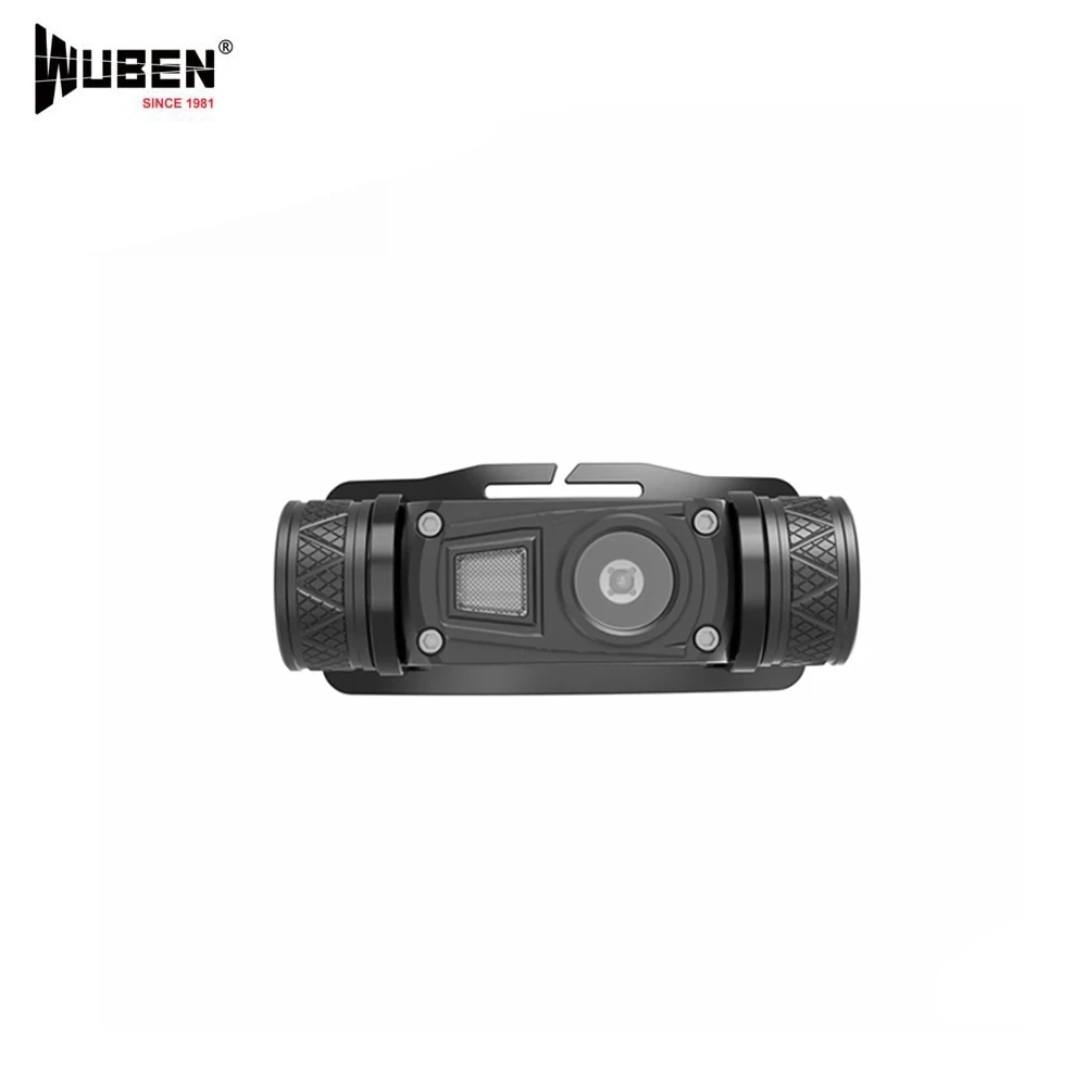 Головной фонарь WUBEN H1 P9 светодиодный с зарядкой от USB макс. 1200 лм 125 м красный