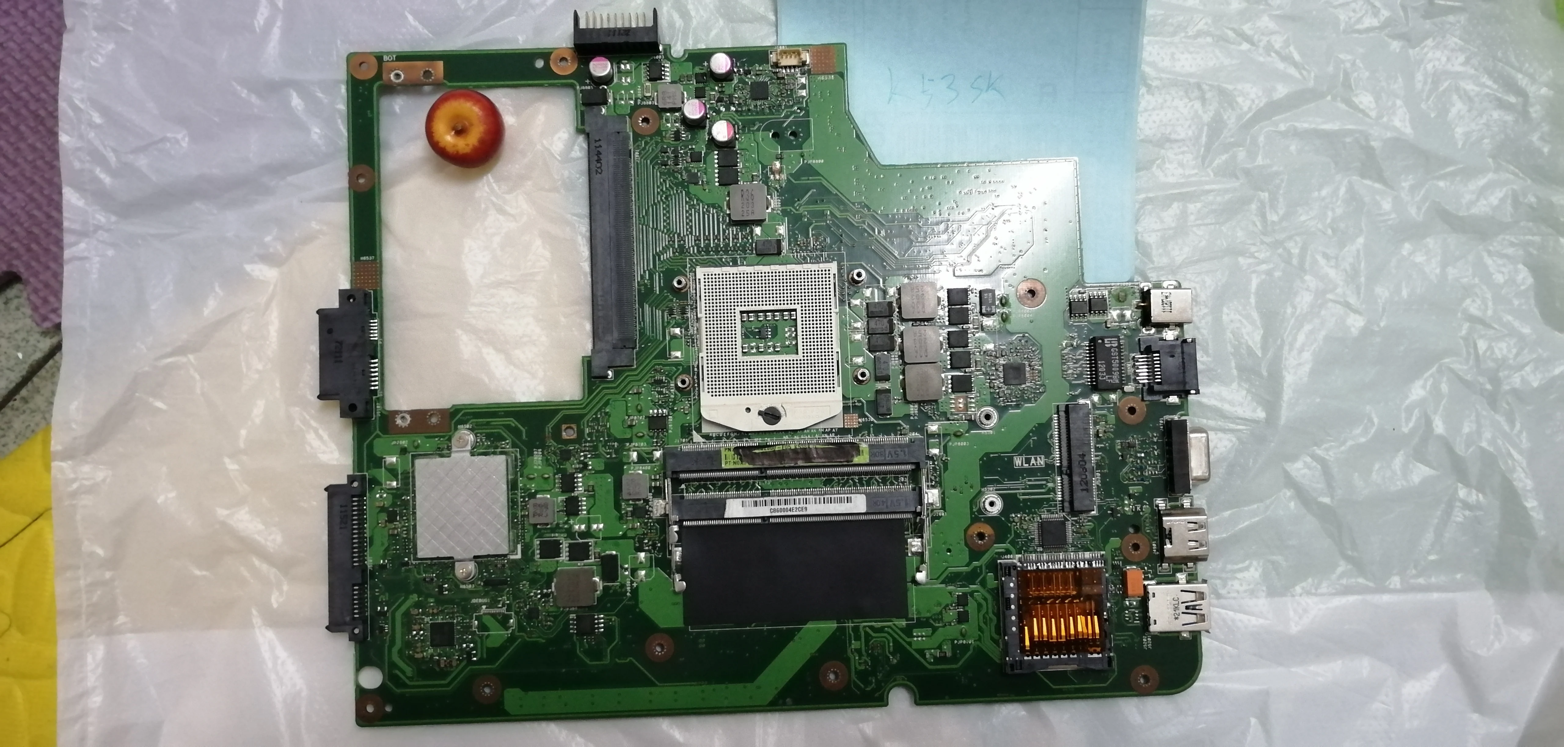 

K53SK connect board connect with motherboard full test lap connect board