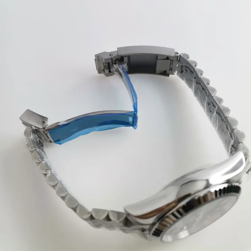 Часы мужские автоматические с сапфировым стеклом 36 мм 21 юбилейный браслет 8215 -