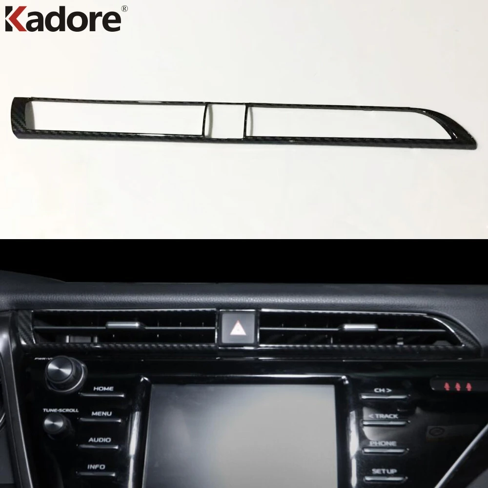 Для Toyota Camry 70 2018 2019 2020 приборная панель из углеродного волокна кондиционер Выход