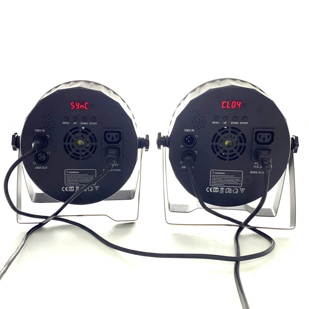 9x12 Вт Светодиодный светильник SlimPar Quad RGBWA UV 6in1 dj par Светильник светодиодный DJ Wash