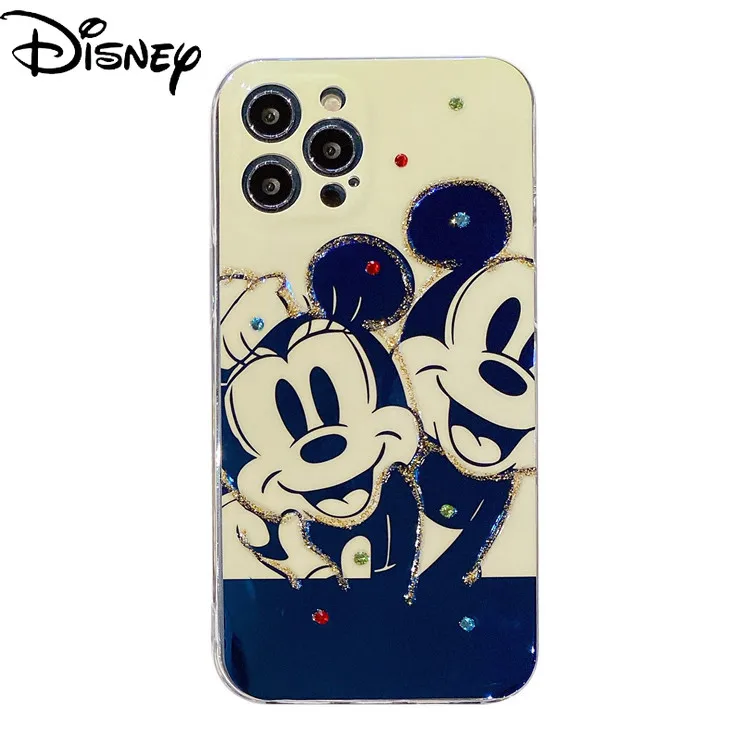 

Disney Mickey Mouse for IPhone 7/8P/X/XR/XS/XSMAX/11/12Pro/12mini Cartoon Flash Diamond Anti-drop Mobile Phone Case