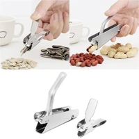 stainless steelsheller nuts peanut pincers melon seeds opener portable walnut plier clamp nuts plier kitchen accessories gadgets