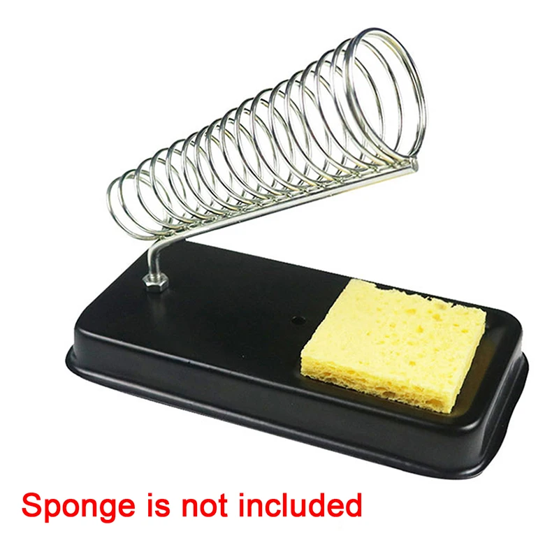 

Металлический Железный кронштейн с твердым металлическим основанием для паяльника, подставка, держатель, опорная станция, портативная рам...